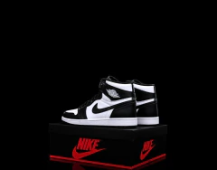 Jordan Air 1 Retro Mid Black White Sku.051 - tienda en línea