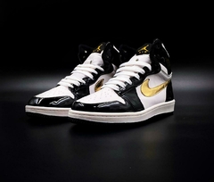 Jordan Retro 1 Mid Negro Rojo Charol Unisex - (copia) - buy online