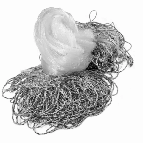 Rede Multi Monofilamento Malha 6 (60mm Entre Nós) Fio 16*6 48 Malhas de Altura (5.76 Metros)