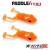 Isca Silicone Paddle Frog 9.5cm Orange 2 Unid na internet