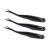 Isca Silicone J-Strike 13cm Black 3 Unid - LaPesca