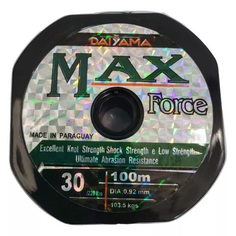 Linha Monofilamento Max Force 100M (Un)