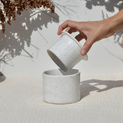 Manteigueira Francesa - Branco - comprar online