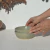 Par de Tigelas M1s - Linha Singular - Verde Flocos - Cris Souza Cerâmica