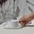 Par de Xícaras e Pires para Chá e Café - Linha Formas - Branco - comprar online
