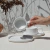 Par de Xícaras e Pires para Chá e Café - Linha Formas - Branco - Cris Souza Cerâmica