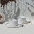 Imagem do Par de Xícaras e Pires para Chá e Café - Linha Formas - Branco