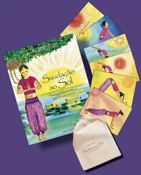 Kit Saudação Ao Sol: Jogo De Cartas + Livro