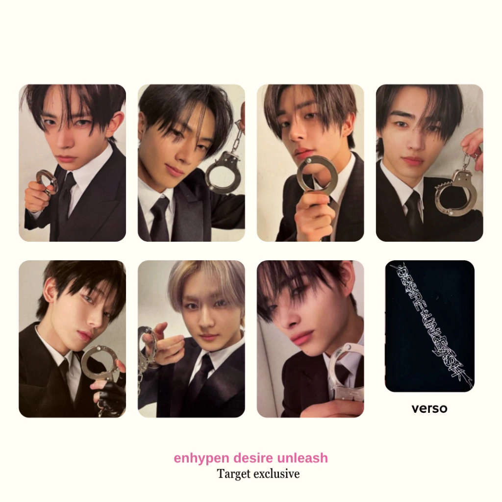 Photocard enhypen desire unleash- target exclusive