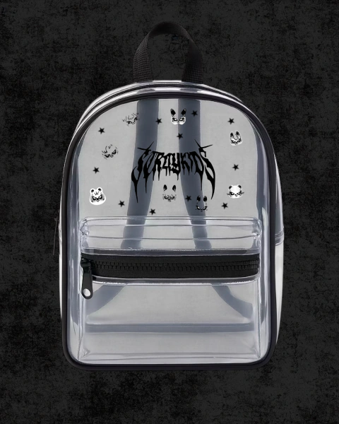 Mochila transparente stray kids- evil skzoo