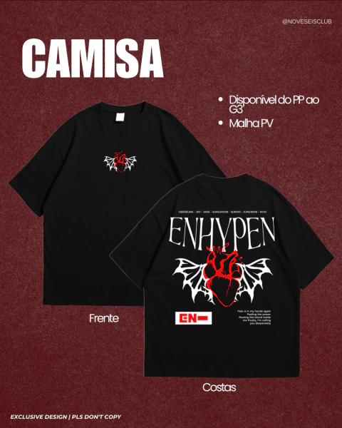Camiseta Enhypen- vampire heart