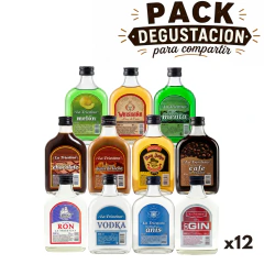 Petacas Premium en Vidrio de 200ml Pack x12u