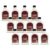 Petaca de Vodka Vidrio 200ml Caja x12u