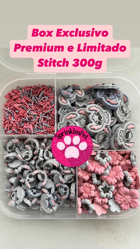 Box Stitch – 300g | Edição Super Limitada - Zero Açúcar, Zero Glúten Zero Lactose Vegano 100% Natural