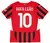 Camisa Milan Home 24/25 - RAFA LEÃO #10 - Torcedor Puma Masculina - Vermelho e Preto