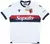 Camisa Bologna Away 24/25 - Torcedor Macron Masculina - Branca com detalhes em azul e vermelho