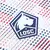 Camisa Lille Away 24/25 - Torcedor New Balance Masculina - Branca com detalhes em vermelho e azul - DNL Sportline | Camisas de Futebol
