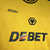 Camisa Wolverhampton Home 24/25 Torcedor Sudu Masculina - Amarela com detalhes em preto - loja online