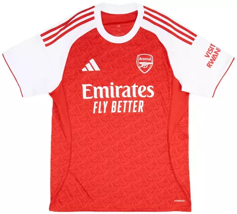 Camisa Arsenal Home 25/26 Torcedor Adidas Masculina - Vermelha com detalhes em branco - comprar online