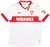 Camisa Stuttgart Home 24/25 Torcedor Jako Masculina - Branca com detalhes em vermelho