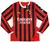 Camisa Milan Home 24/25 - Torcedor Manga Longa Puma Masculina - Vermelho e Preto