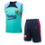 Conjunto de Treino Barcelona Nike Masculino - Verde com detalhes em azul