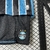 Kit Infantil Grêmio I 25/26 - Umbro - Azul, preto e branco - Tricolor - DNL Sportline | Camisas de Futebol