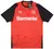 Camisa Bayer Leverkusen Home 24/25 - Torcedor Castore Masculina - Vermelha com detalhes em preto