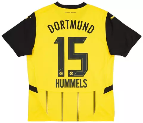 Camisa Borussia Dortmund I 24/25 - HUMMELS #15 - Torcedor Puma Masculina - Amarelo