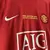 Camisa Manchester United Home 07-08 - Final 2008 - Ronaldo #7 Manga Longa Nike com Patch Champions League - Vermelha com detalhes em branco