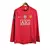 Camisa Manchester United Home 08-09 - Ronaldo #7 Manga Longa Nike com Patches Champions League - Vermelha com detalhes em branco - comprar online