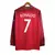 Camisa Portugal Home 2016 - Ronaldo #7 Manga Longa Nike - Vermelha