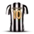 Camisa II 24/25 Umbro - Neymar Jr. #10 - Masculina - Preta e branca - comprar online