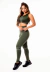 Feminino Calça Legging Cintura Alta e Cropped Regata com Detalhes em Vivo Branco Academia Conjunto Fitness | REF: CSV2 na internet