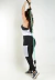Calça Legging com Bolso em Tela Dry + Regata de Tela + Top Tomara que Caia Preto com Branco Conjunto Fitness | REF: FRD3 - RSE | Vendas