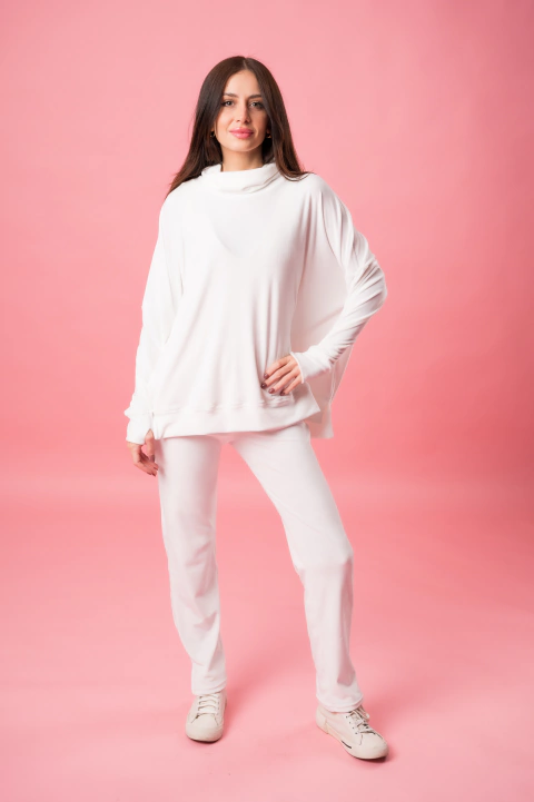 Pijama PLUSH Milan - Blanco