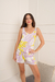 Musculosa Verona Flores Lila