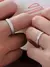 Aliança de prata 2mm diamantada - comprar online