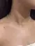 Colar de Prata Choker Corações
