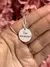 Imagem do Colar De Prata Personalizado - Medalha - Fotogravação, Letras Ou Nomes