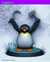 Estatueta Pingu Comunista (Mod. 1)