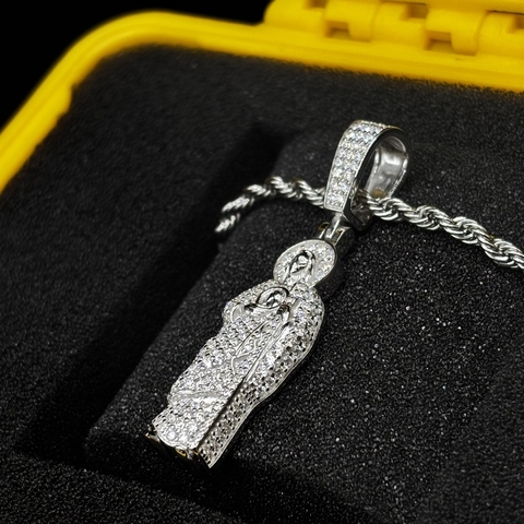 Colgante San Judas Moissanita