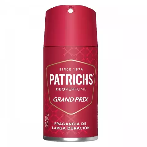PATRICHS DESODORANTE EN AEROSOL GRAND PRIX LARGA DURACIÓN 150ml