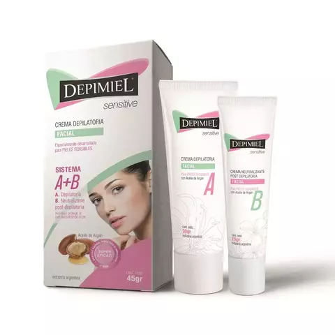 DEPIMIEL SENSITIVE CREMA DEPILATORIA FACIAL - PIELES SENSIBLES 45g