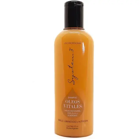 SYSTEM-3 SHAMPOO ÓLEOS VITALES 375ml