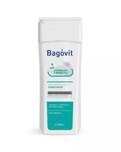 BAGOVIT EMULSION HIDRATANTE EFECTO SEDA INSTANTANEO 200ml