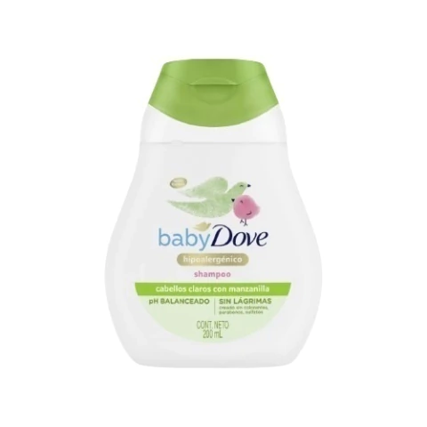 DOVE BABY SHAMPOO HIPOALERGÉNICO CABELLOS CLAROS 200ml