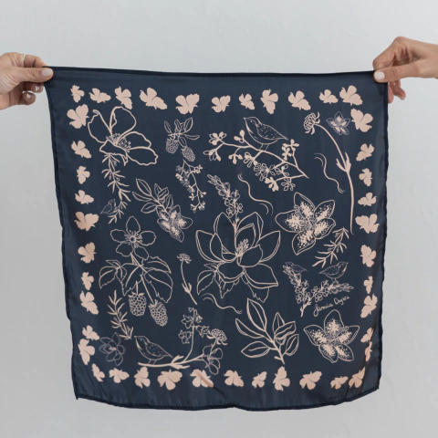 Pañuelo Jardín Noche