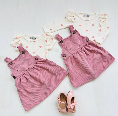 Salopete Love Rosê - comprar online