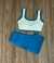 Conjunto de Short Bi-color ref: 1057 - loja online